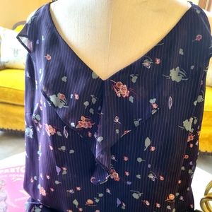 Cabi striped sleeveless cami